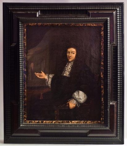 null ECOLE HOLLANDAISE du XVIIe siècle

Portrait d’un homme de qualité assis de trois...