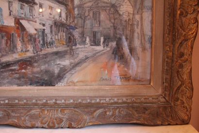 null Frank WILL (1900-1951) 

Montmartre

Aquarelle signée en bas à droite 

51.5...
