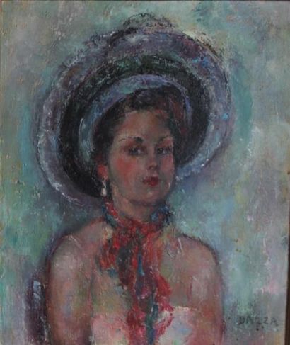 null DAZZA

Portrait de femme à l'écharpe rouge

Huile sur toile signée en bas à...