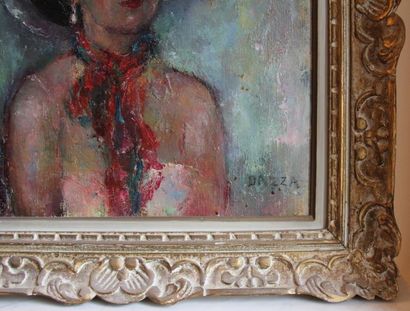 null DAZZA

Portrait de femme à l'écharpe rouge

Huile sur toile signée en bas à...