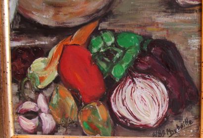 null M. DUBOILLE 

Nature morte aux légumes

Huile sur toile, signée en bas à droite...