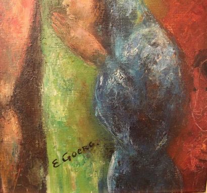 null Edouard GOERG (1893-1969)

"Crucifixion à la tour de Babel"

Huile sur toile,...