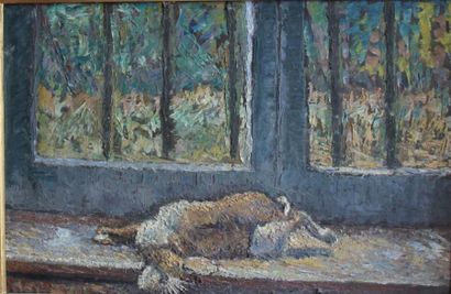 null Fernand LAVAL (1886-1966) 

Nature morte au lapin

Huile sur toile signée en...