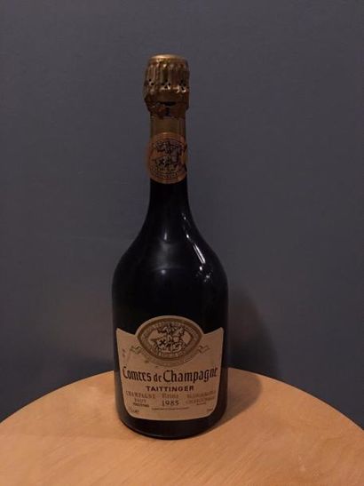 null 3 bouteilles Comtes de champagne TAITTINGER 1985 (LB)