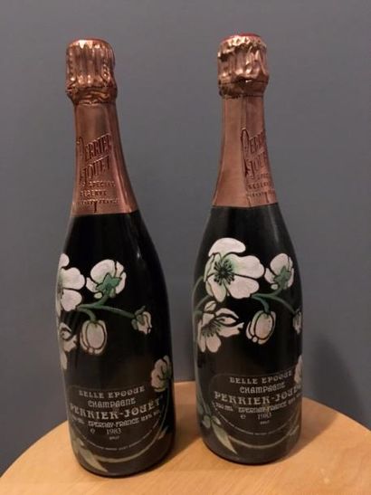 null 2 bouteilles de champagne belle époque spéciale réserve 1983 PERRIER JOUET ...