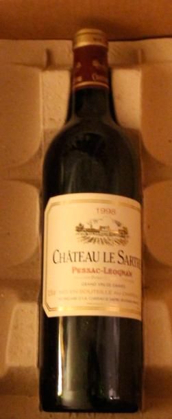 null 4 bouteilles CH. LE SARTRE, Pessac-Léognan 1998 