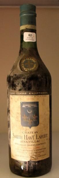 null 7 bouteilles CH. SMITH-HAUT LAFITTE, Pessac-Léognan 1970 (es. On joint un Fonplégade...