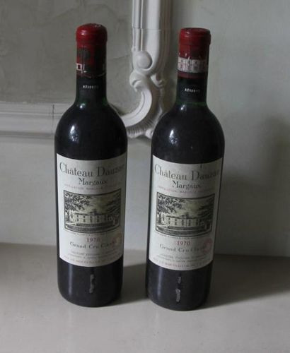 null 2 bouteilles Château Dauzac 1970 