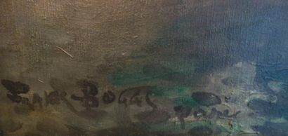 null FRANK-BOGGS (1855-1926)

La conciergerie sous la brume

Huile sur toile signée...