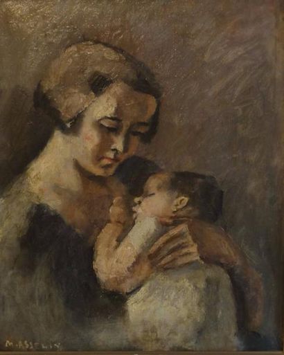 null Maurice ASSELIN (1882-1947)

Maternité 

Huile sur toile, signée en bas à gauche.

46...