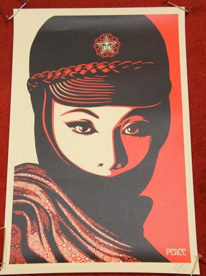 null Shepard FAIREY (1970-)

Mujer Fatale, 2017

Sérigraphie sur papier signée et...