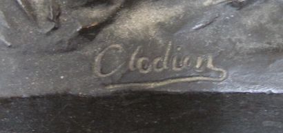 null CLODION (1738-1814) d'après

Faune jouant de la double flûte

Sculpture en bronze

H...