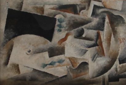 null Robert MARC (1943-1993)

Composition cubiste

Huile sur carton signée en bas...