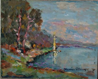 null Henri STENN (1903-1993)

Bord de lac

Huile sur panneau signée en bas à droite

16...