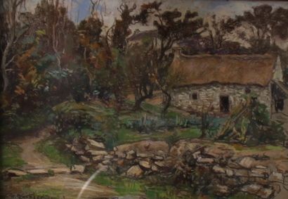 null Henri Jules GUINIER (1867-1927)

La maison en pierre, Bretagne

Pastel signé...