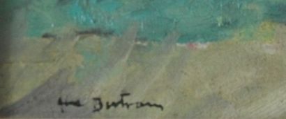 null Abel BERTRAM (1871-1954)
Paysage animé
Huile sur carton signée en bas à gauche
24,5...