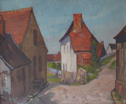 null Abel LAUVRAY (1870-1950)

Intersection dans un village

Huile sur toile signée...
