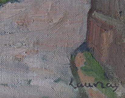 null Abel LAUVRAY (1870-1950)

Intersection dans un village

Huile sur toile signée...
