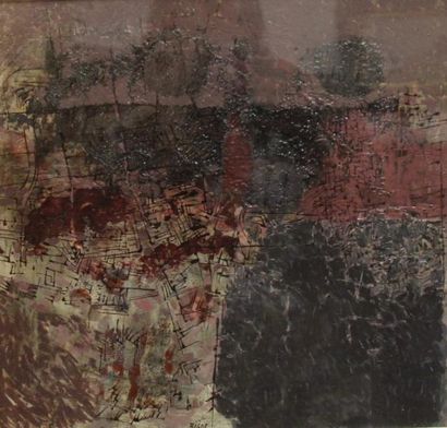 Thierry BIGOT Abstraction
Huile sur papier signée en bas au milieu
28 x 19 cm ( à...