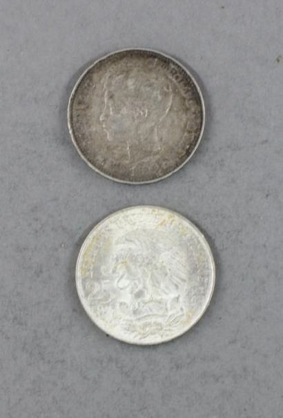 null Une pièce de 25 Pesos mexicain pour les jeux olympiques de 1968, une pièce de...