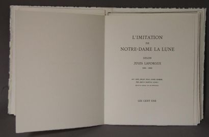 Jules Laforgue - Jean Jansem ill L'imitation de Notre Dame de la Lune Editions les...