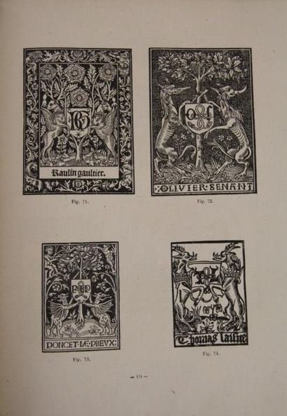 null Gravures sur bois tirées des livres français du XV° siècle. 1868