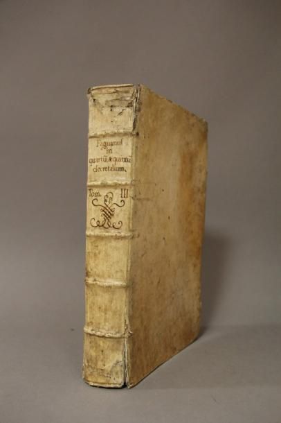 Prosperi Fagnani Commentaria in quartum librum. Venise, 1697. Apud Paulum Balleonium....