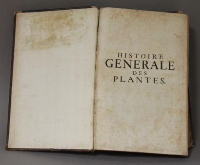 DALECHAMPS, Jacques Histoire générale des plantes, contenant XVIII livres également...