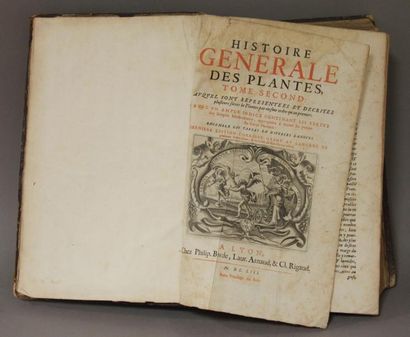 DALECHAMPS, Jacques Histoire générale des plantes, contenant XVIII livres également...