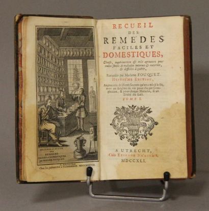 null Madame Fouquet Recueil des remèdes faciles et domestiques. 1741.