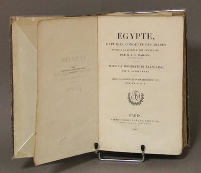 M.J.J. Marcel L'Egypte, depuis la conquête des arabes jusqu'à la domination française....