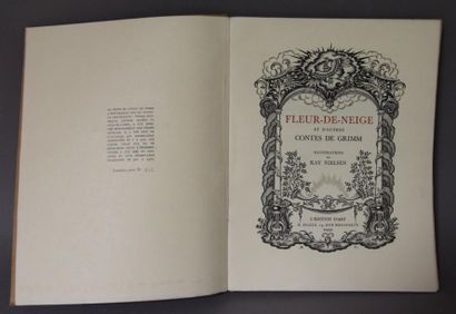 [NIELSEN, Kay] GRIMM Fleur-de-Neige et d'autres contes de Grimm.
Illustrations de...