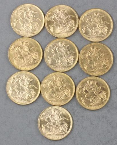 null 20 pièces de 20 FF en or