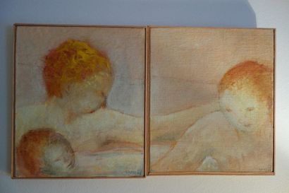 null Anne de SEYNES

Enfant

Deux huiles sur toiles collées sur bois formant diptyque...