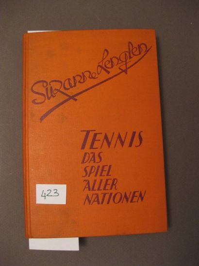 null [Livre] Suzanne LENGLEN. Tennis das Spiel aller Nationen. Edit Grethlein &co,...