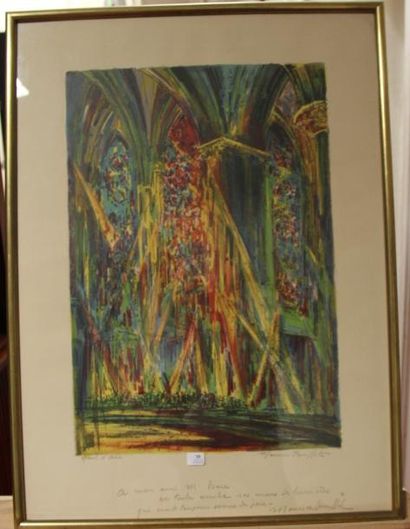 Maurice BUFFET (1909-2000) 

Cathédrale

Lithographie...