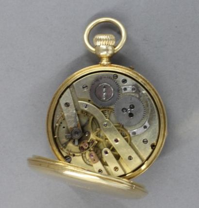 null Montre à gousset en or jaune 18 K signée Chaudel

Poids brut : 85 gr