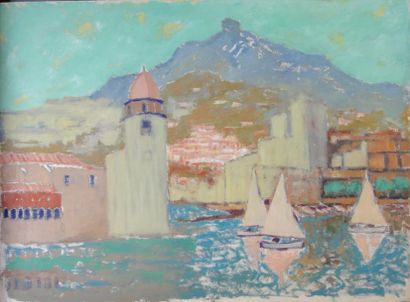 Roger ARGENTON (1908-1990) Port d'Italie...