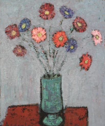 Roger ARGENTON (1908-1990) Bouquet de fleurs...