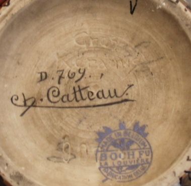 null BOCH - KERAMIS - Charles CATTEAU (1880-1966)

Vase ovoïde à col droit en grès...