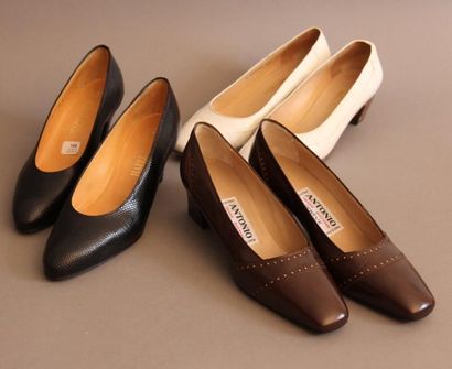 null Tanino CRICI-HAREL-ANTONIO Lot de quatre paires de chaussures, taille 37 1/2...