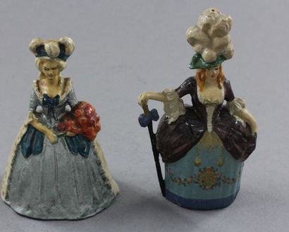 null Gustave VERTUNNI : 4 figurines : Marie Antoinette (x 2) – la Grande Mademoiselle...