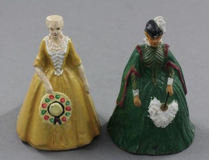 null Gustave VERTUNNI : 4 figurines : Madame de Romans – Diane de Poitiers – Gabrielle...