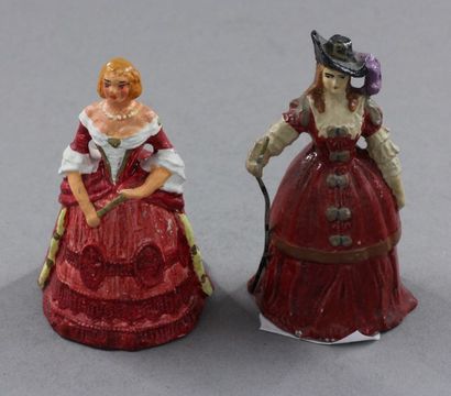 null Gustave VERTUNNI : 4 figurines : La du Barry – Princesse de Polignac – Mademoiselle...
