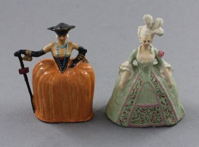 null Gustave VERTUNNI : 4 figurines : La du Barry – Princesse de Polignac – Mademoiselle...