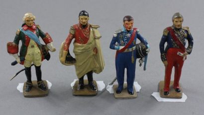 null Gustave VERTUNNI : 4 figurines : Maurice de Saxe – Lannes – Général Platov –...