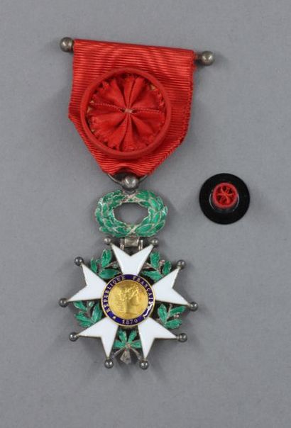 null Croix d'officier de la Légion d'Honneur, IIIème République