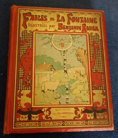 Jean de LA FONTAINE Les fables un volume...