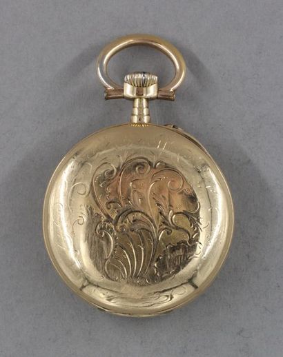 null Maison d'horlogerie L. MUET à Vienne, 1838-1919 Montre de gousset en or jaune...