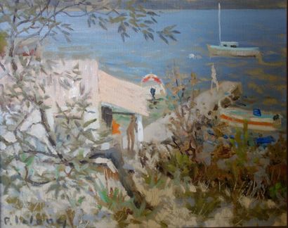 null Pierre LELONG (1908-1984) La ronde Huile sur toile signée en bas à gauche 33,5...